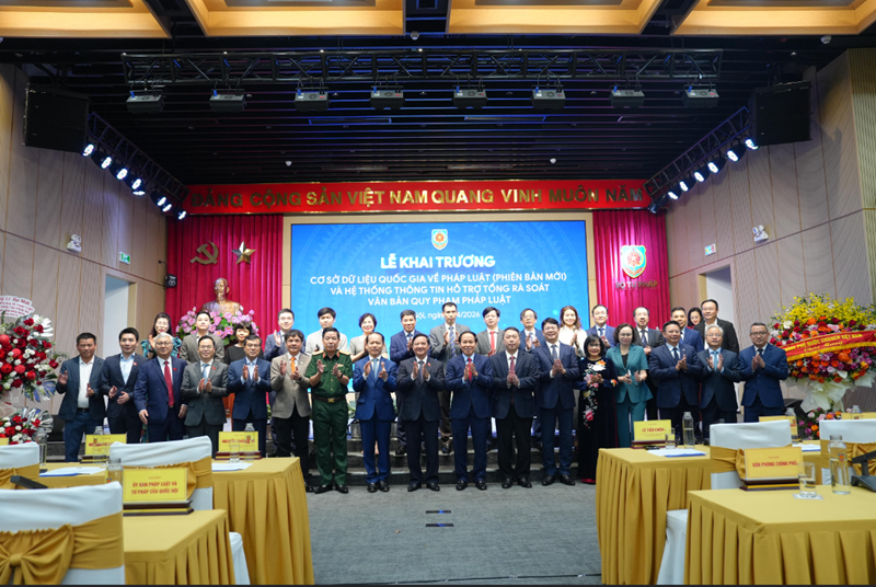 Khai trương Cơ sở dữ liệu quốc gia về pháp luật phiên bản mới